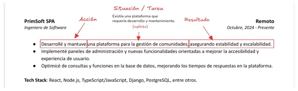 Aplicar start en experiencias