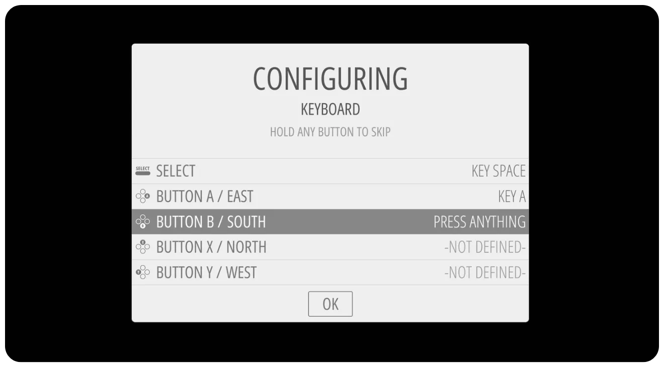 Configurar teclado como mando