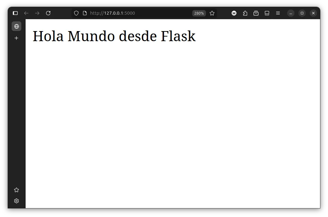Hola Mundo Desde Flask