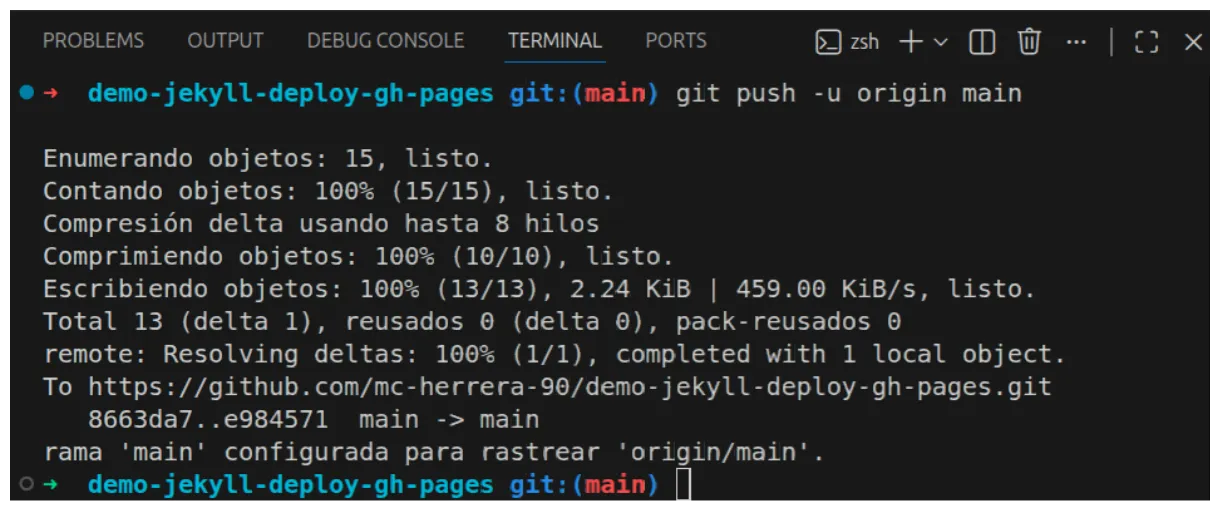 Git Push GitHub