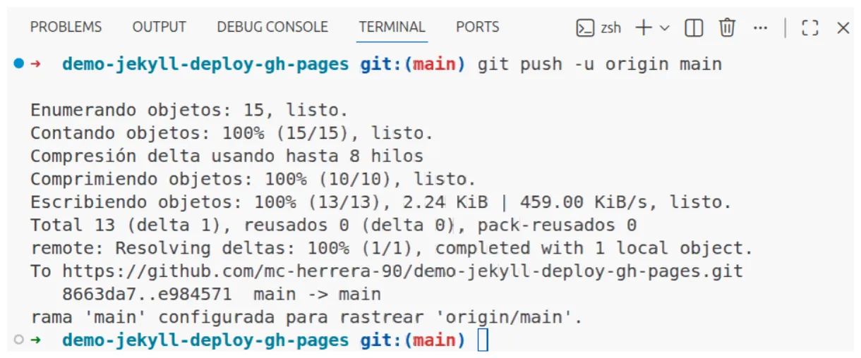 Git Push GitHub