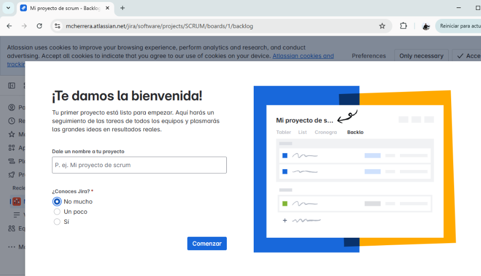 Jira primer proyecto