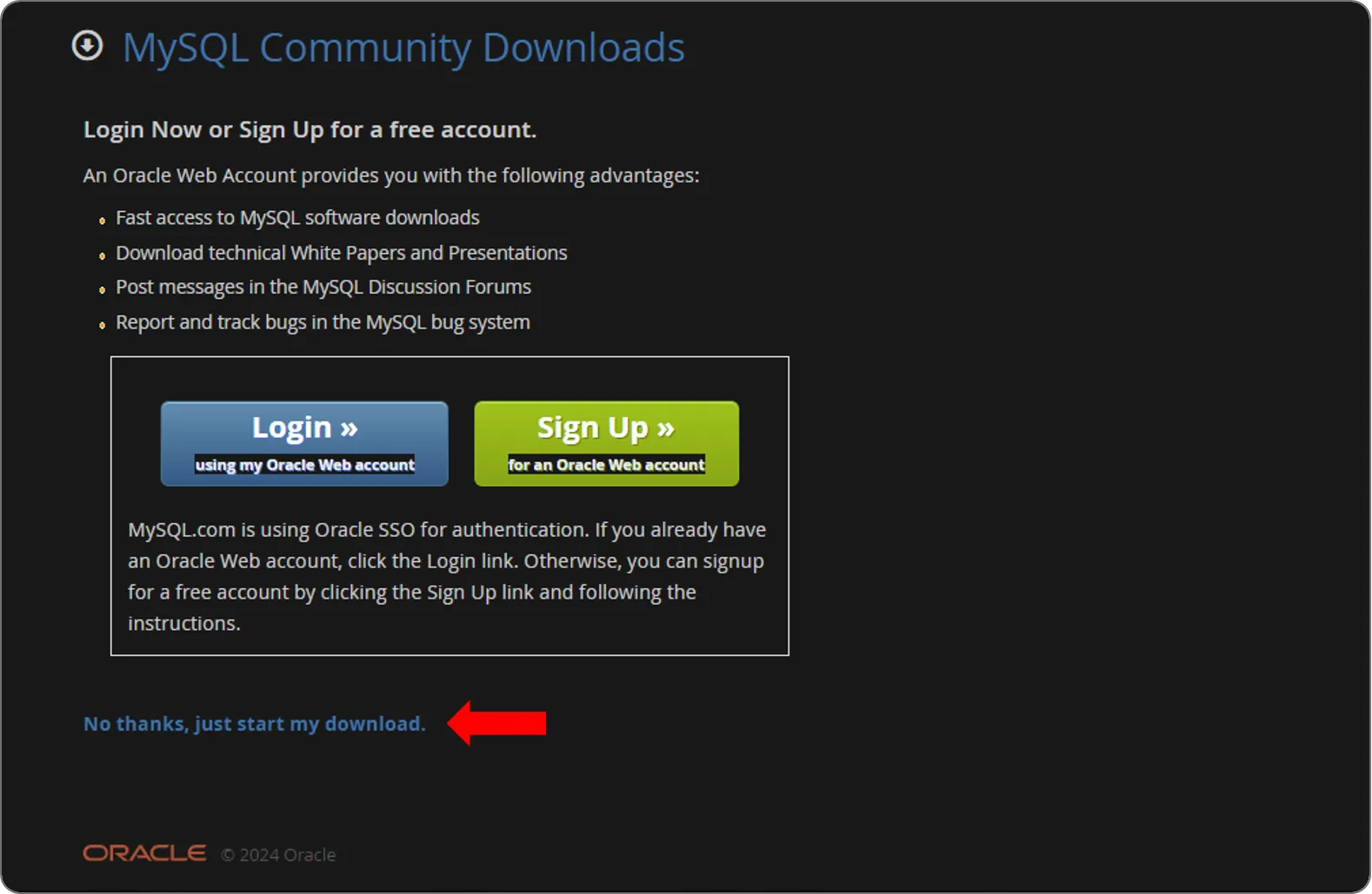 descarga de los binarios